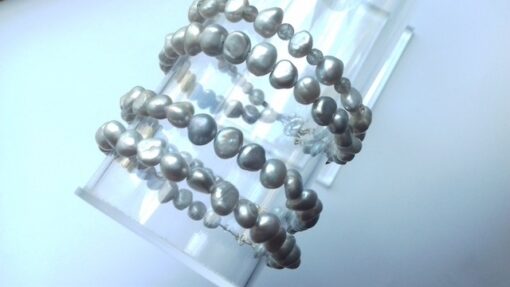 Grey Freshwater Pearl Bracelets