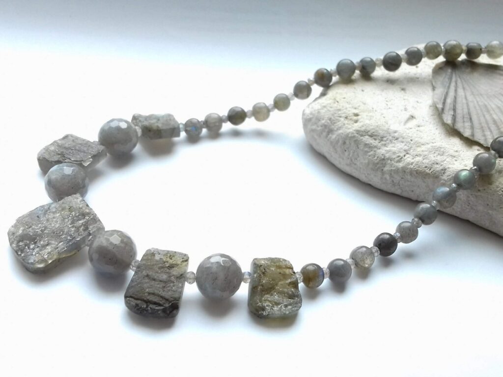 Grey Labradorite Necklace
