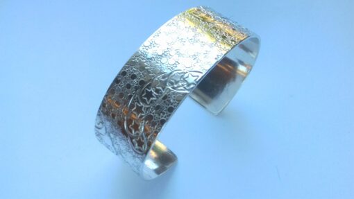 Celestial Sterling Silver Cuff Bracelet