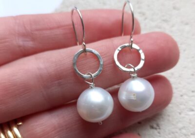 Top Notch Diddy Disco Earrings with Pearls